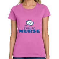 Ladies Heavy Cotton 100% Cotton T Shirt Thumbnail