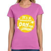 Ladies Heavy Cotton 100% Cotton T Shirt Thumbnail