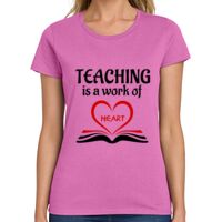 Ladies Heavy Cotton 100% Cotton T Shirt Thumbnail