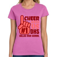 Ladies Heavy Cotton 100% Cotton T Shirt Thumbnail