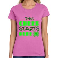 Ladies Heavy Cotton 100% Cotton T Shirt Thumbnail