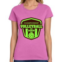 Ladies Heavy Cotton 100% Cotton T Shirt Thumbnail