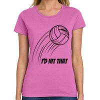 Ladies Heavy Cotton 100% Cotton T Shirt Thumbnail