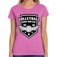 Ladies Heavy Cotton 100% Cotton T Shirt Thumbnail