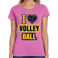 Ladies Heavy Cotton 100% Cotton T Shirt Thumbnail