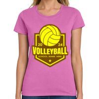 Ladies Heavy Cotton 100% Cotton T Shirt Thumbnail