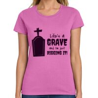 Ladies Heavy Cotton 100% Cotton T Shirt Thumbnail