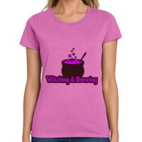 Ladies Heavy Cotton 100% Cotton T Shirt Thumbnail