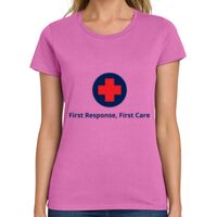 Ladies Heavy Cotton 100% Cotton T Shirt Thumbnail