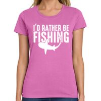 Ladies Heavy Cotton 100% Cotton T Shirt Thumbnail