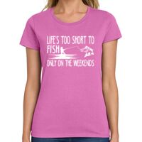 Ladies Heavy Cotton 100% Cotton T Shirt Thumbnail