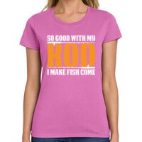 Ladies Heavy Cotton 100% Cotton T Shirt Thumbnail