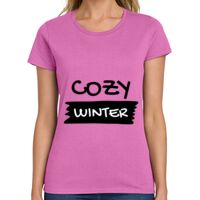 Ladies Heavy Cotton 100% Cotton T Shirt Thumbnail