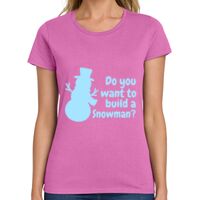 Ladies Heavy Cotton 100% Cotton T Shirt Thumbnail