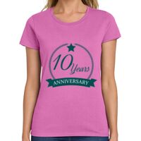 Ladies Heavy Cotton 100% Cotton T Shirt Thumbnail