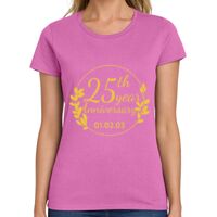 Ladies Heavy Cotton 100% Cotton T Shirt Thumbnail
