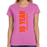 Ladies Heavy Cotton 100% Cotton T Shirt Thumbnail
