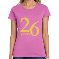 Ladies Heavy Cotton 100% Cotton T Shirt Thumbnail