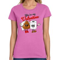 Ladies Heavy Cotton 100% Cotton T Shirt Thumbnail