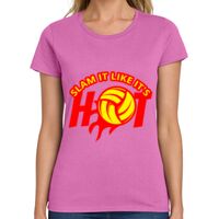Ladies Heavy Cotton 100% Cotton T Shirt Thumbnail