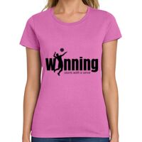 Ladies Heavy Cotton 100% Cotton T Shirt Thumbnail