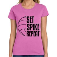 Ladies Heavy Cotton 100% Cotton T Shirt Thumbnail