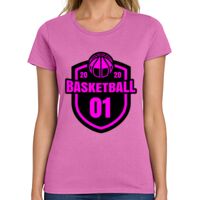 Ladies Heavy Cotton 100% Cotton T Shirt Thumbnail