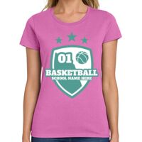 Ladies Heavy Cotton 100% Cotton T Shirt Thumbnail