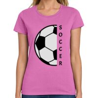 Ladies Heavy Cotton 100% Cotton T Shirt Thumbnail