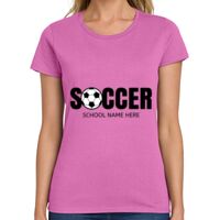 Ladies Heavy Cotton 100% Cotton T Shirt Thumbnail