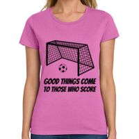 Ladies Heavy Cotton 100% Cotton T Shirt Thumbnail