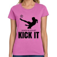 Ladies Heavy Cotton 100% Cotton T Shirt Thumbnail