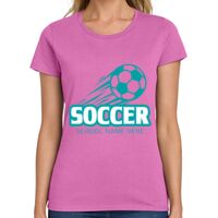 Ladies Heavy Cotton 100% Cotton T Shirt Thumbnail