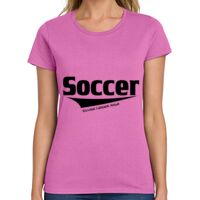 Ladies Heavy Cotton 100% Cotton T Shirt Thumbnail