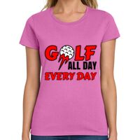 Ladies Heavy Cotton 100% Cotton T Shirt Thumbnail