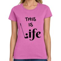 Ladies Heavy Cotton 100% Cotton T Shirt Thumbnail