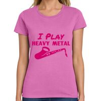 Ladies Heavy Cotton 100% Cotton T Shirt Thumbnail