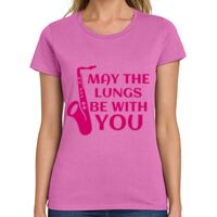 Ladies Heavy Cotton 100% Cotton T Shirt Thumbnail