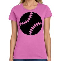 Ladies Heavy Cotton 100% Cotton T Shirt Thumbnail