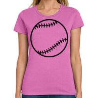 Ladies Heavy Cotton 100% Cotton T Shirt Thumbnail