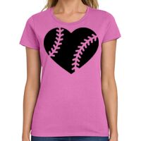 Ladies Heavy Cotton 100% Cotton T Shirt Thumbnail