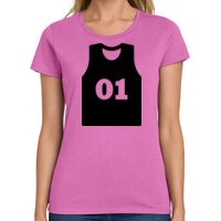 Ladies Heavy Cotton 100% Cotton T Shirt Thumbnail