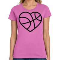 Ladies Heavy Cotton 100% Cotton T Shirt Thumbnail