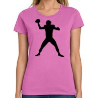Ladies Heavy Cotton 100% Cotton T Shirt Thumbnail