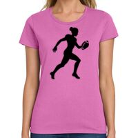 Ladies Heavy Cotton 100% Cotton T Shirt Thumbnail