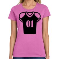 Ladies Heavy Cotton 100% Cotton T Shirt Thumbnail