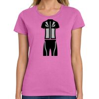 Ladies Heavy Cotton 100% Cotton T Shirt Thumbnail
