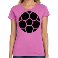 Ladies Heavy Cotton 100% Cotton T Shirt Thumbnail