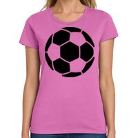 Ladies Heavy Cotton 100% Cotton T Shirt Thumbnail
