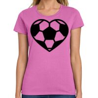 Ladies Heavy Cotton 100% Cotton T Shirt Thumbnail